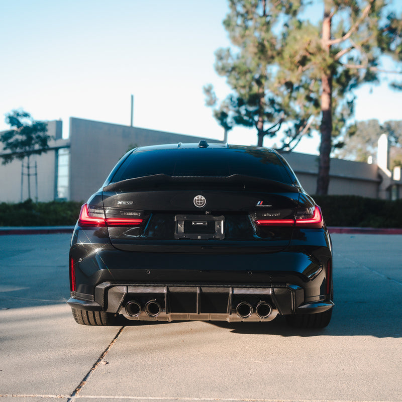 MP Style Carbon Fiber Rear Diffuser - BMW G80 M3 & G82/G83 M4