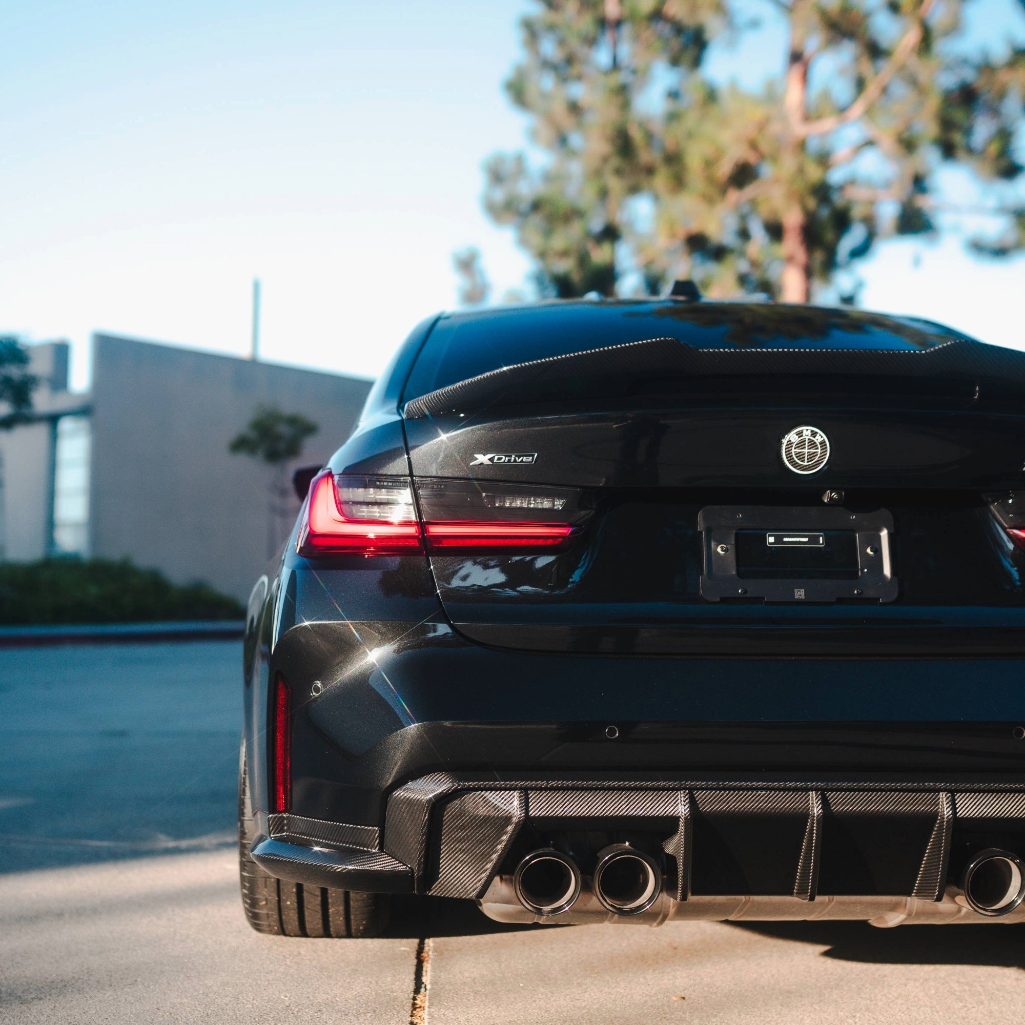 PSM High Kick Carbon Fiber Trunk Spoiler - BMW G80 M3 & G20 3 Series