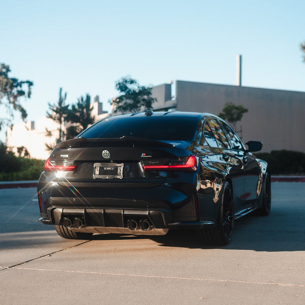 PSM High Kick Carbon Fiber Trunk Spoiler - BMW G80 M3 & G20 3 Series