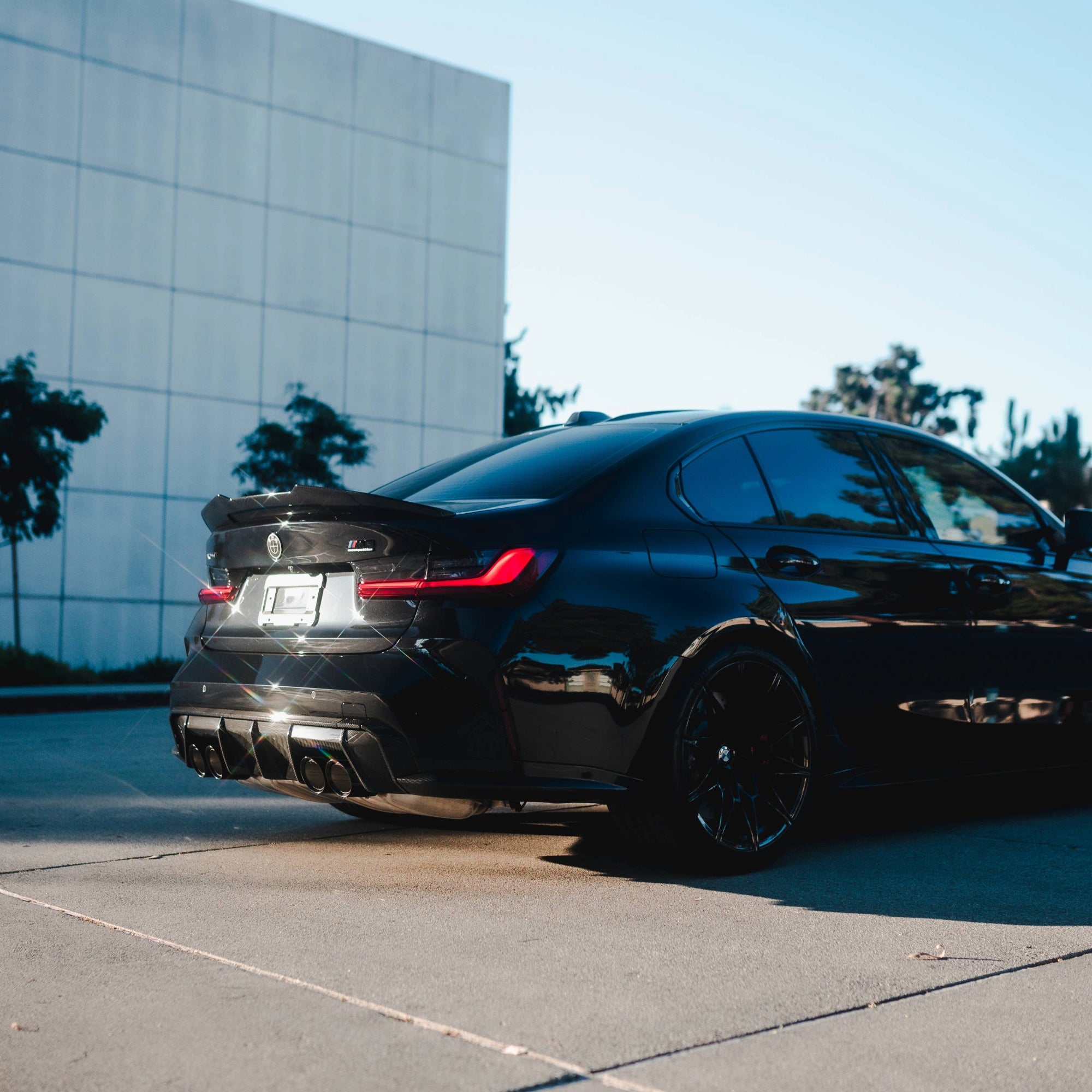 PSM High Kick Carbon Fiber Trunk Spoiler - BMW G80 M3 & G20 3 Series