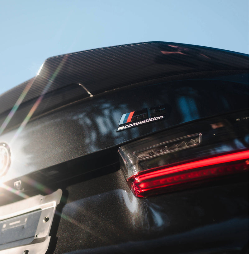 PSM High Kick Carbon Fiber Trunk Spoiler - BMW G80 M3 & G20 3 Series