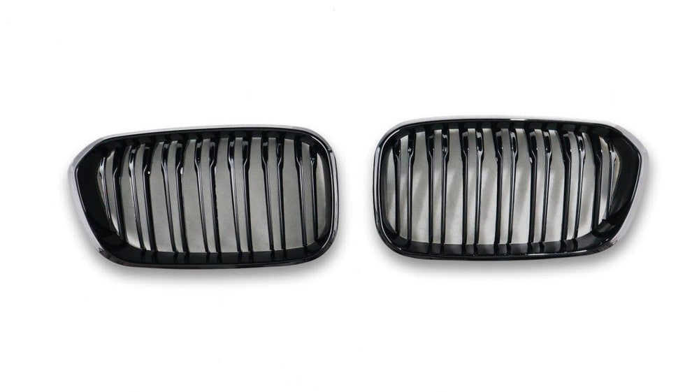 Dual Slat ABS Front Grilles - BMW F20 / F21 1 Series