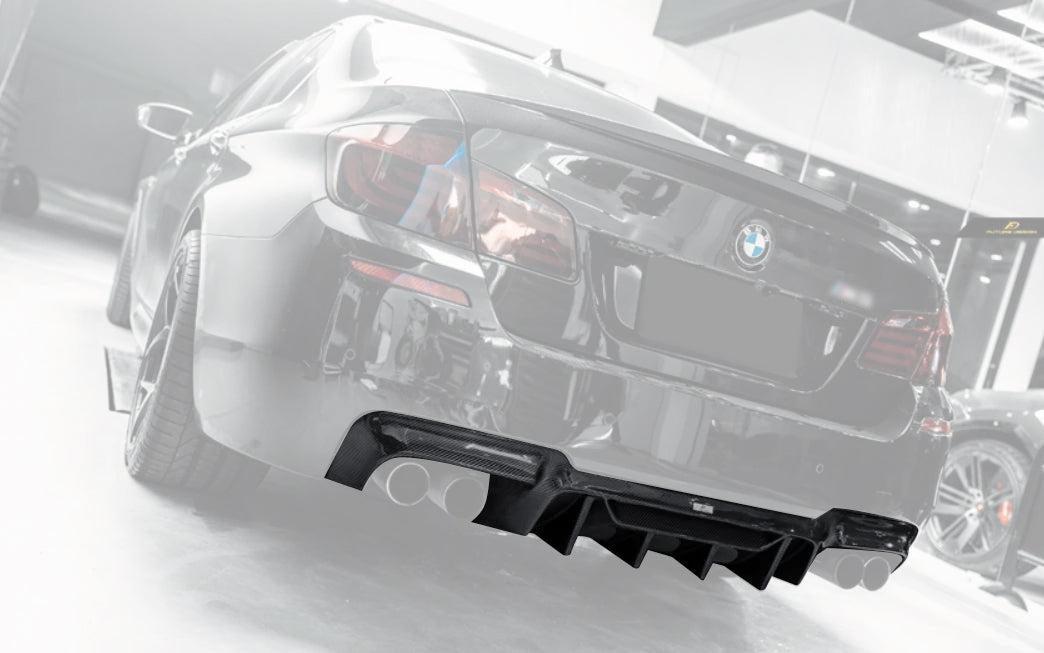 FD Style Carbon Fiber Rear Diffuser - BMW F10 M5 & 5 Series