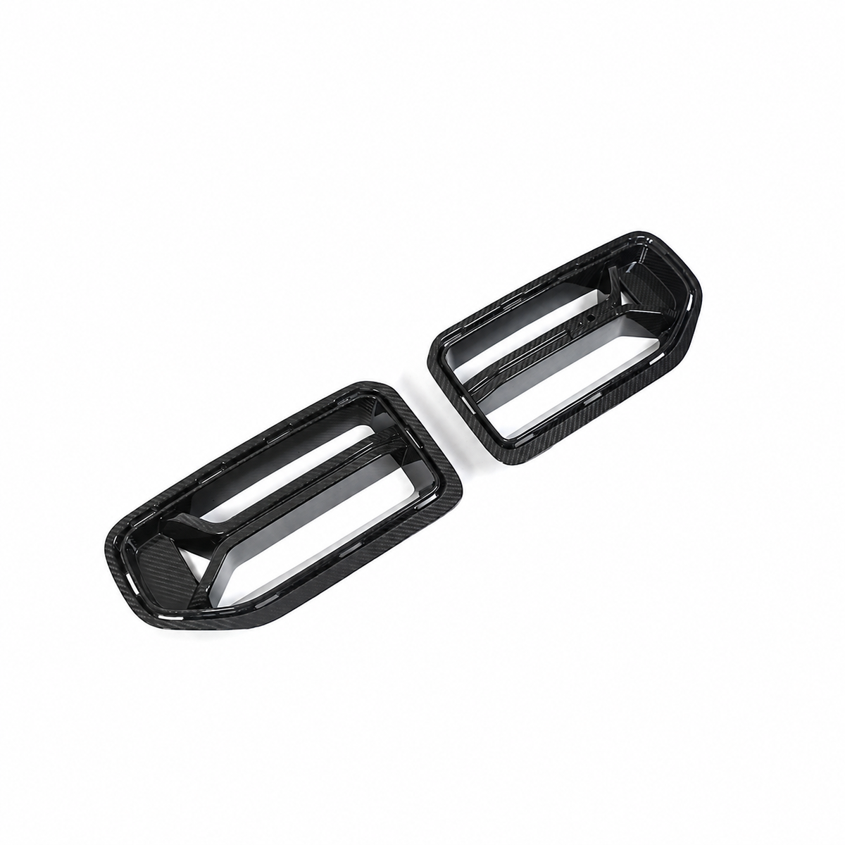 CSL Style Carbon Fiber Front Grilles - BMW G87 M2