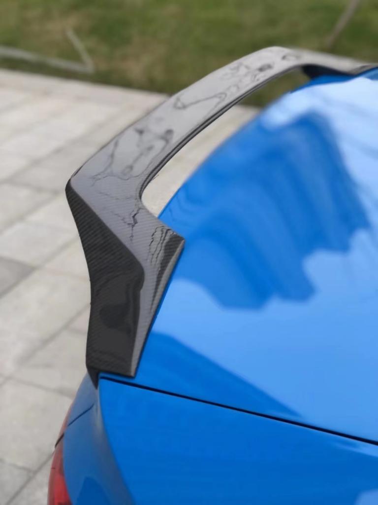GT Style Carbon Fiber Trunk Spoiler - Audi S4 / A4 B9 S Line