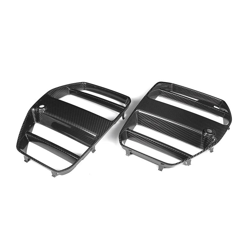 GT3 Style Carbon Fiber Front Grilles - BMW G80 M3 & G82/G83 M4