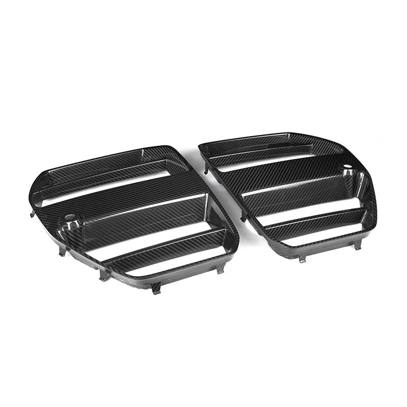 GT3 Style Carbon Fiber Front Grilles - BMW G80 M3 & G82/G83 M4