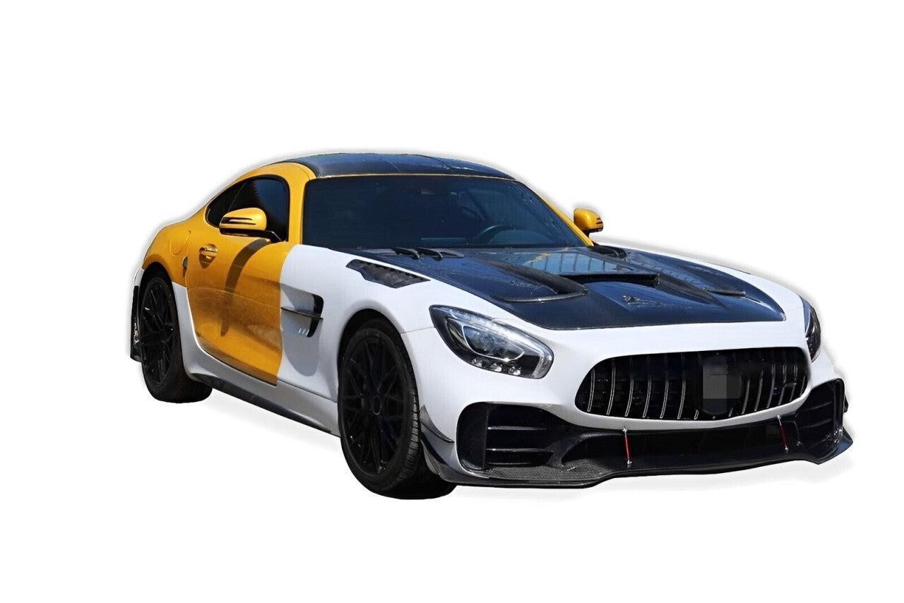 GTR Style ABS & Carbon Fiber Front Bumper - Mercedes Benz AMG GT, GTS & GTC