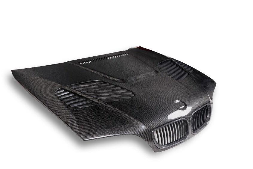 GTR Style Carbon Fiber Front Hood - BMW E46 M3 & 3 Series