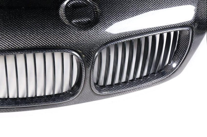 Carbon Fiber Front Hood Kidney Grille Compatible For BMW E90