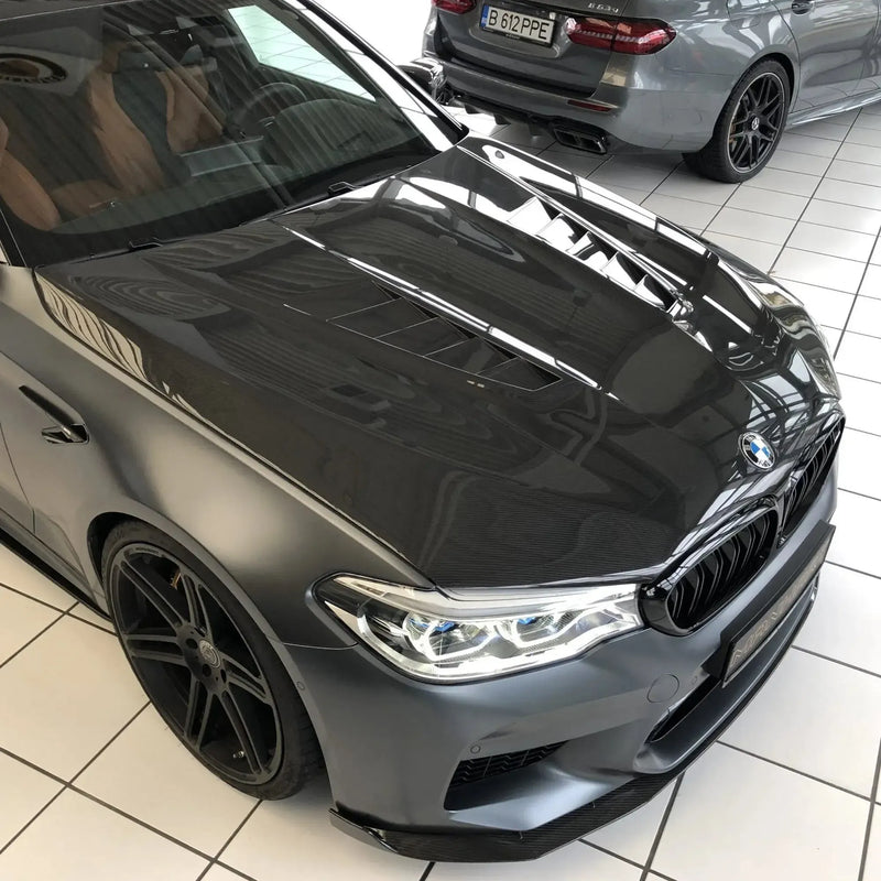 GTR Style Carbon Fiber Front Hood - BMW F90 M5 & G30 5 Series