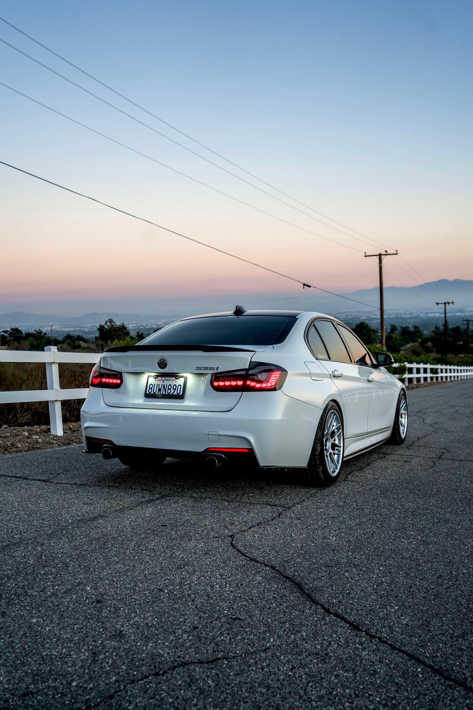 GTS Smoked Clear LED Taillights - BMW F80 M3 & F30 3 Series