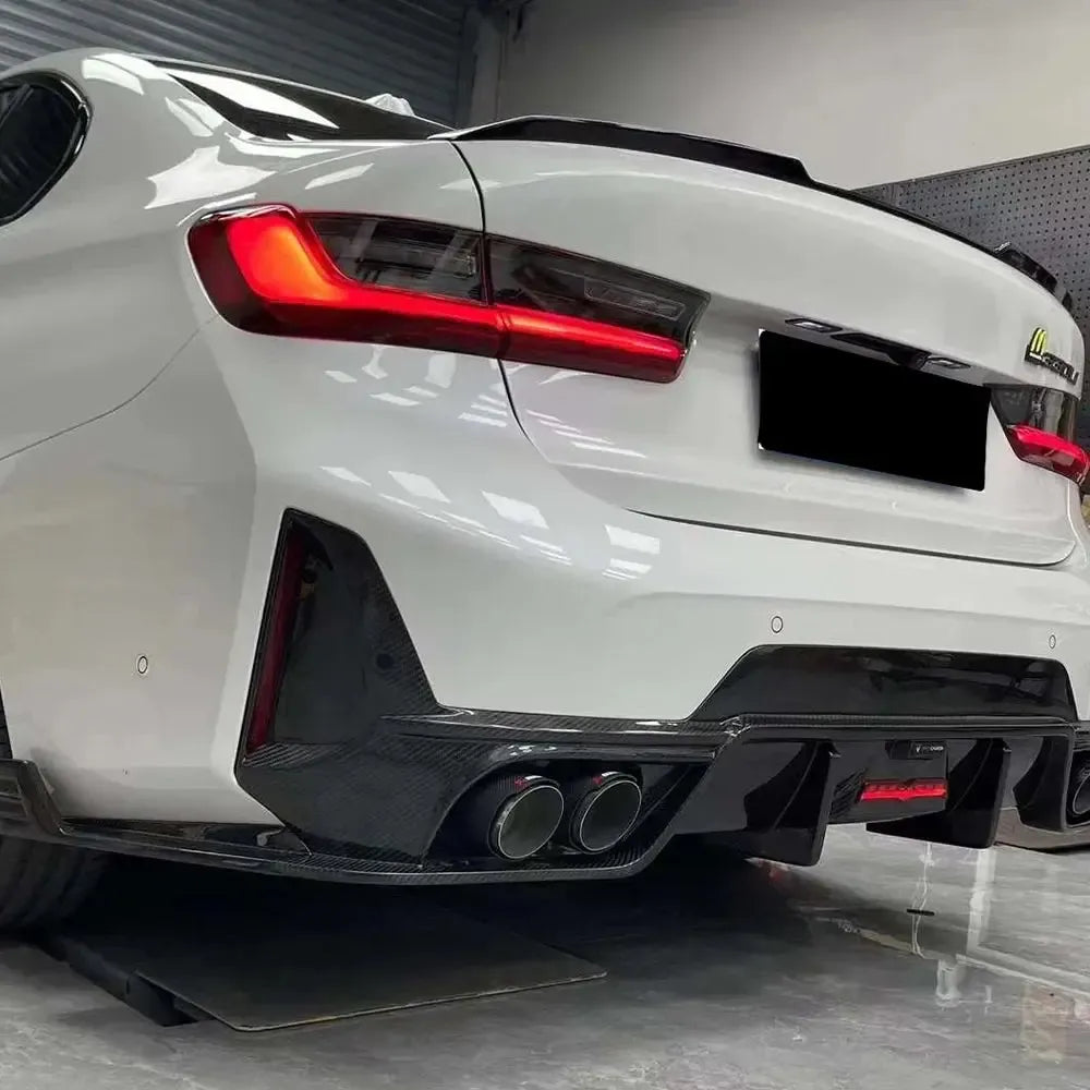 TK Style Carbon Fiber Rear Diffuser - BMW G20 3 Series