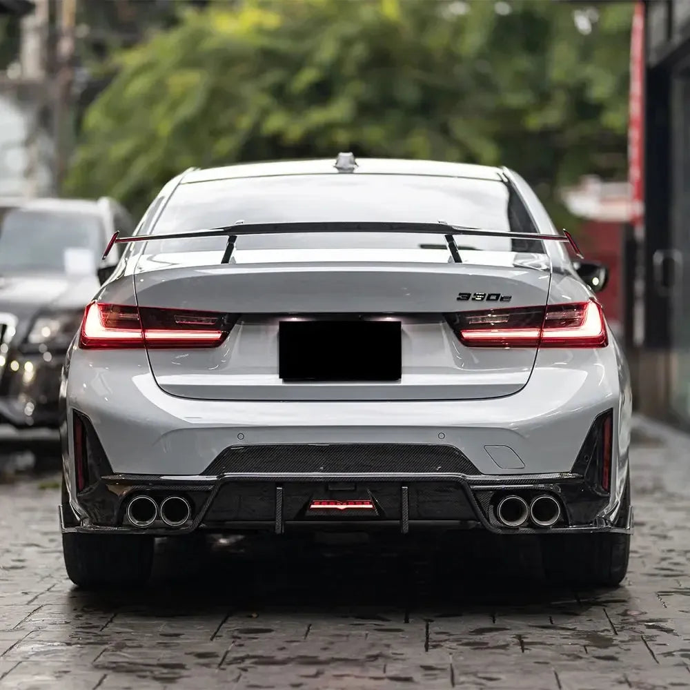 TK Style Carbon Fiber Rear Diffuser - BMW G20 3 Series