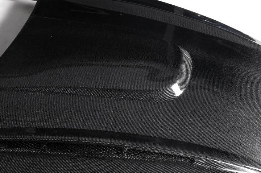 HM Style Carbon Fiber Front Hood - Porsche Cayenne 958