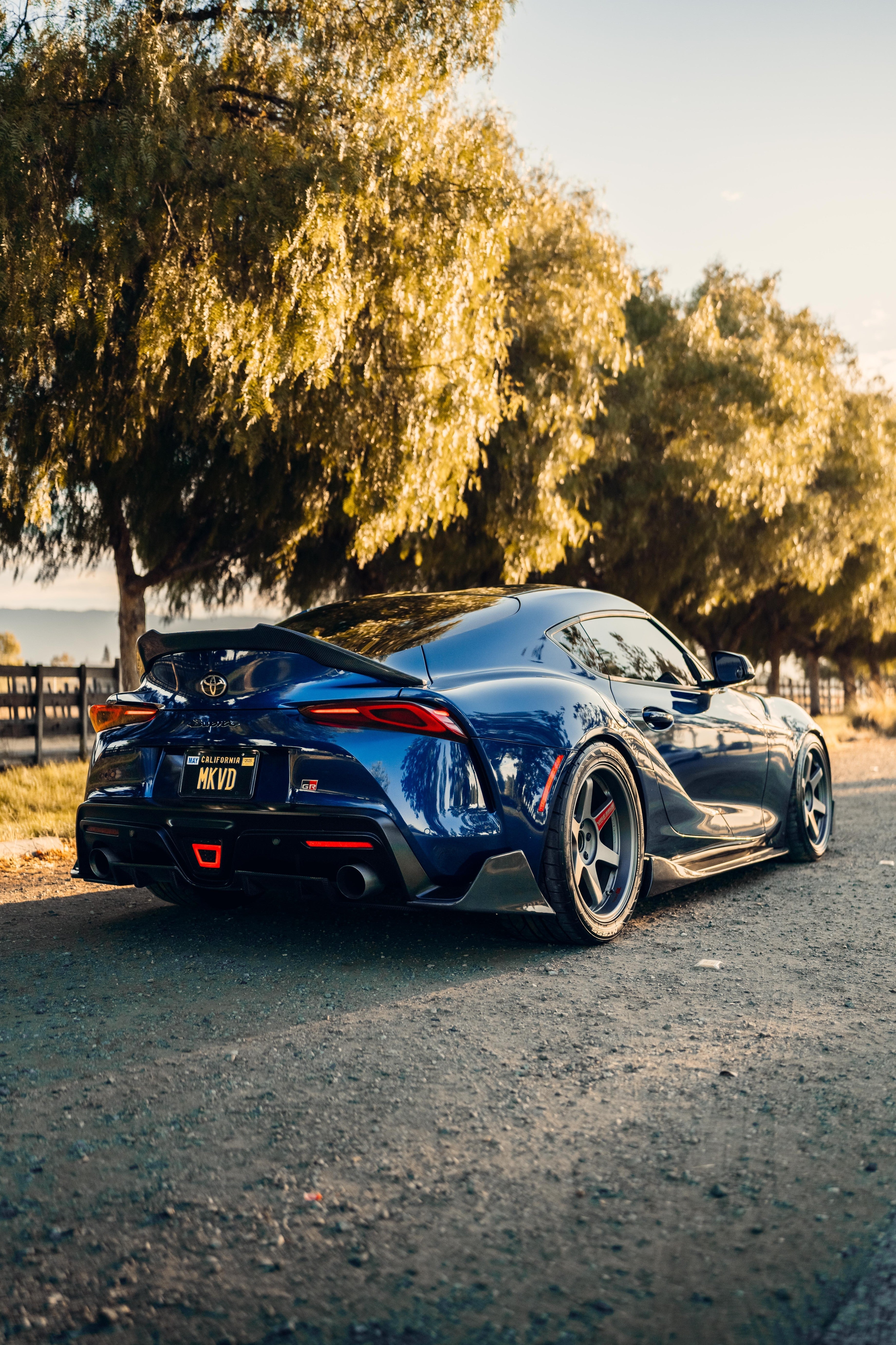 High Kick Carbon Fiber Trunk Spoiler - Toyota A90 GR Supra