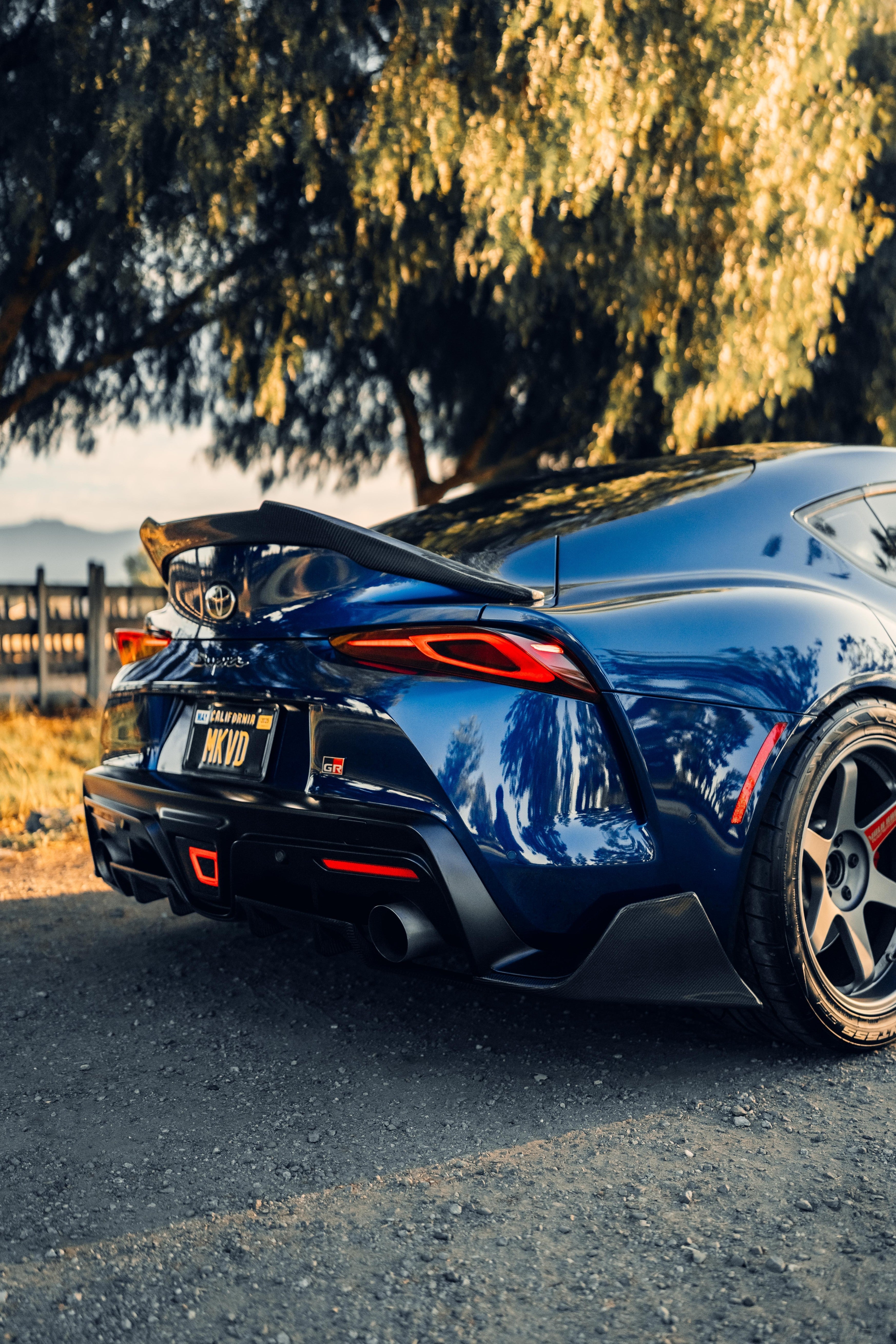 High Kick Carbon Fiber Trunk Spoiler - Toyota A90 GR Supra