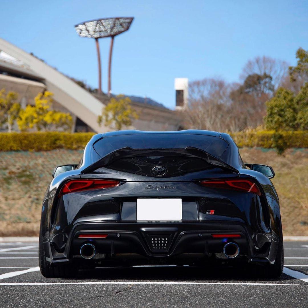 High Kick Carbon Fiber Trunk Spoiler - Toyota A90 GR Supra