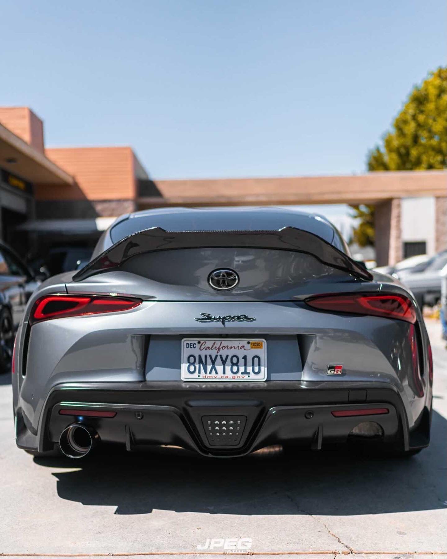 High Kick Carbon Fiber Trunk Spoiler - Toyota A90 GR Supra