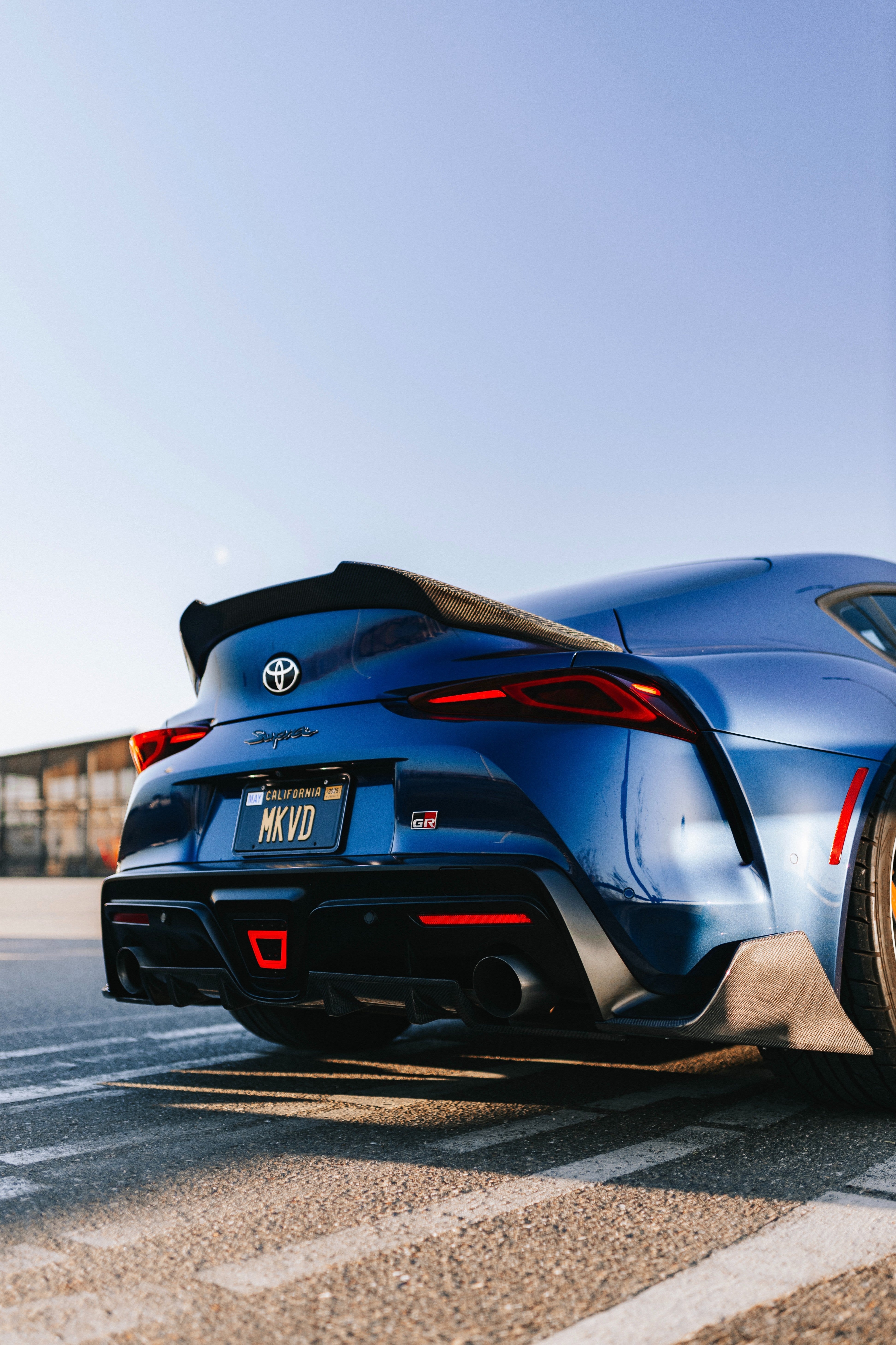 High Kick Carbon Fiber Trunk Spoiler - Toyota A90 GR Supra