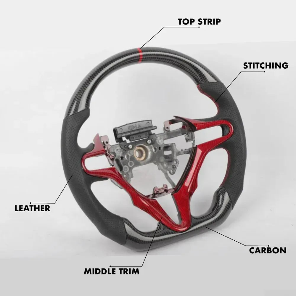Honda Civic (8th Generation) Style - Full Custom Steering Wheel