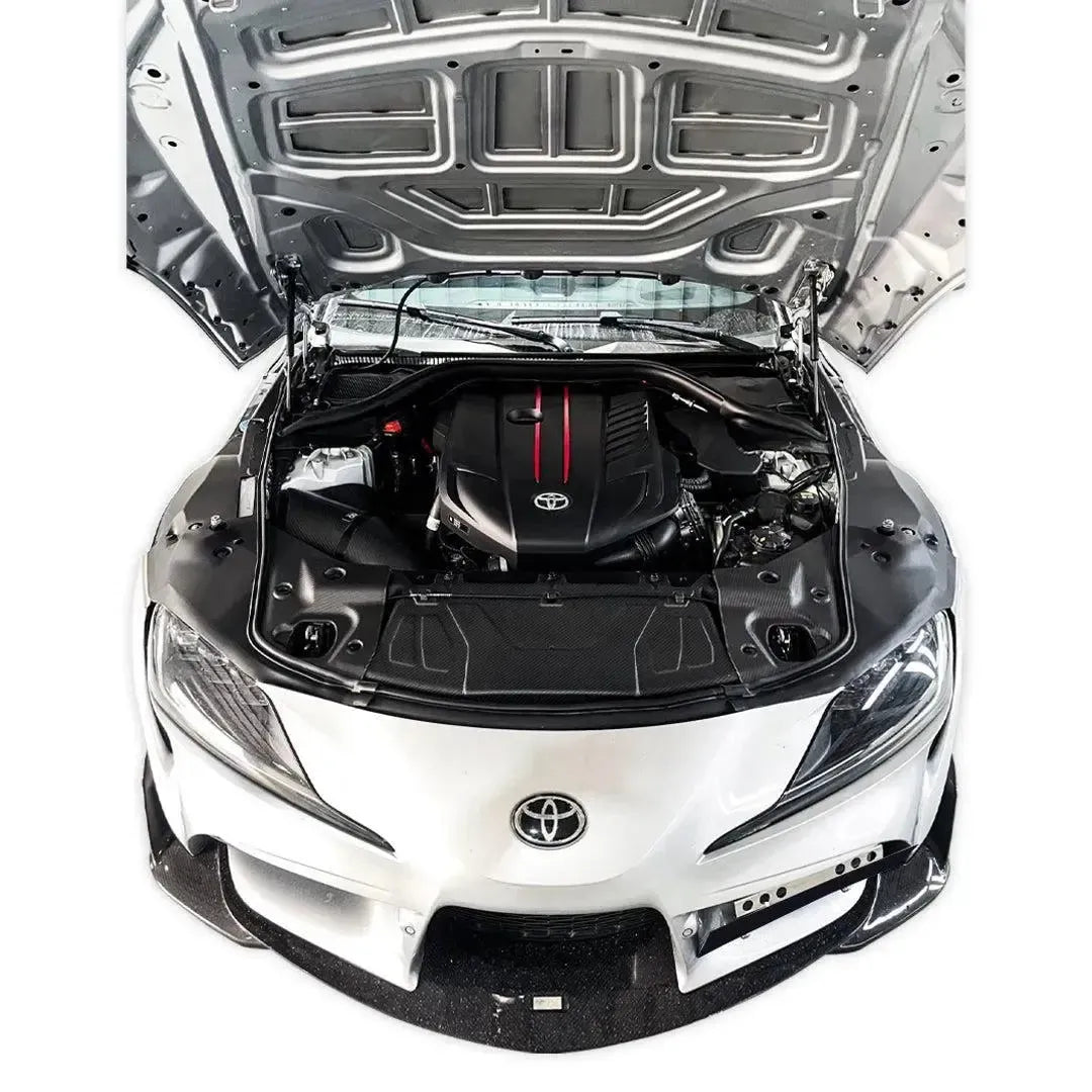 Carbon fiber Engine Bay Cover Set - Toyota A90 Supra