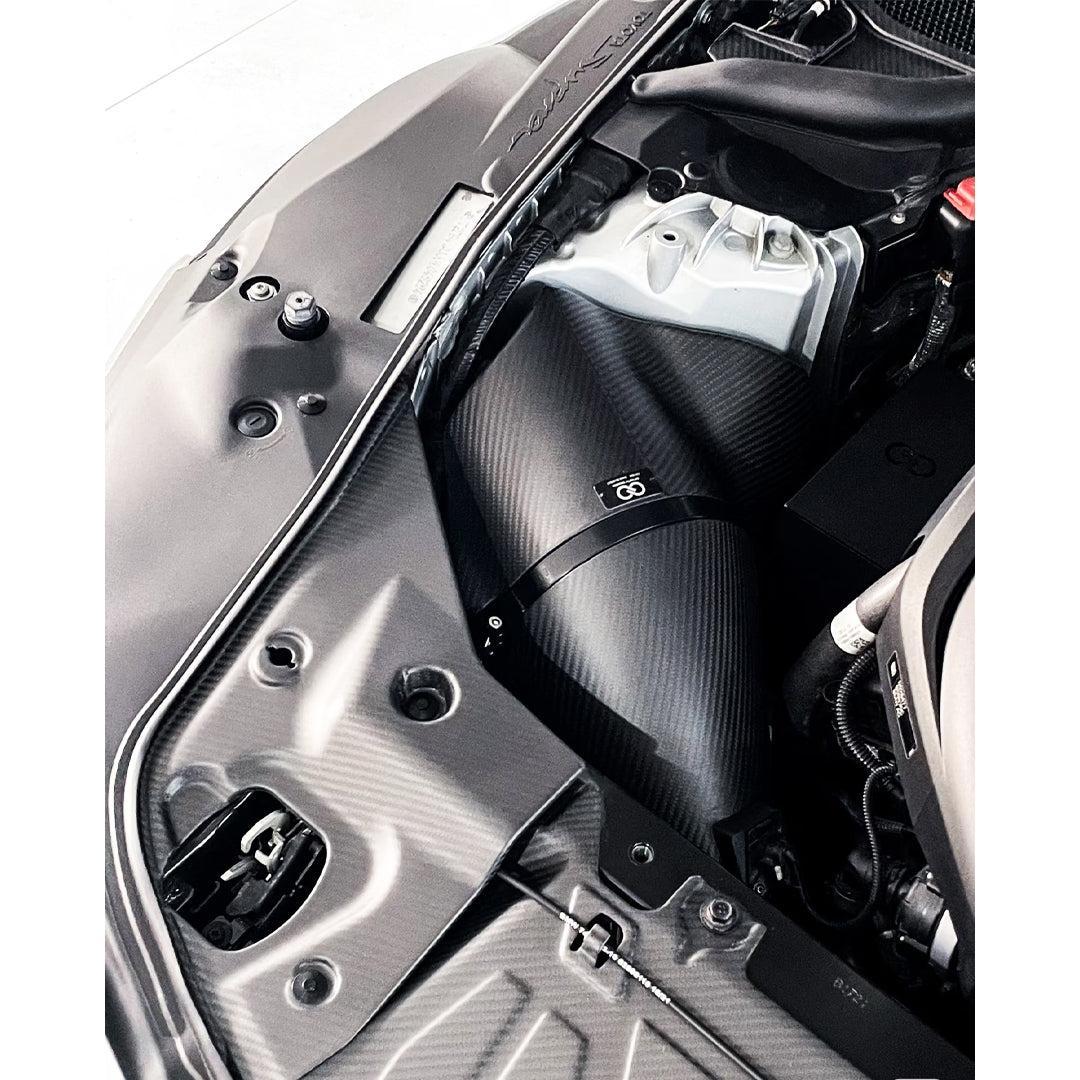 Carbon fiber Engine Bay Cover Set - Toyota A90 Supra