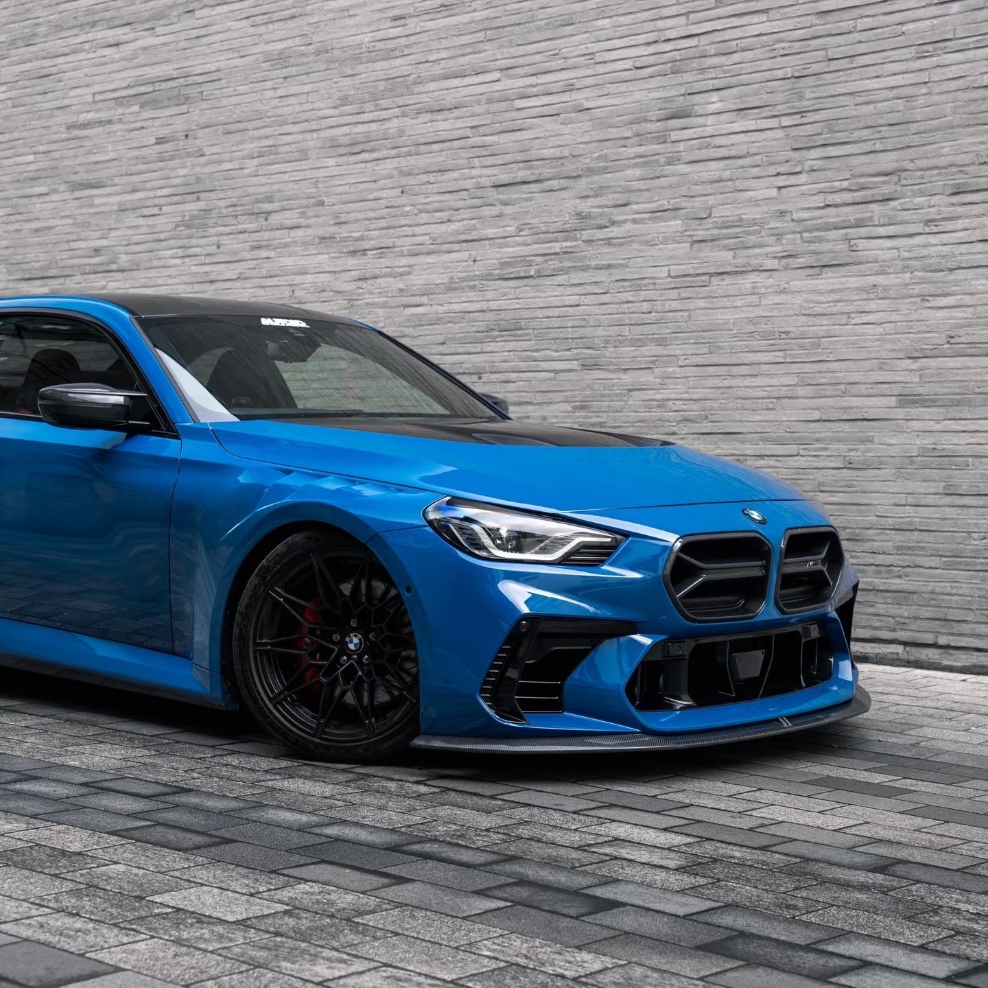 AD Style Full Carbon Fiber Front Bumper - BMW G87 M2