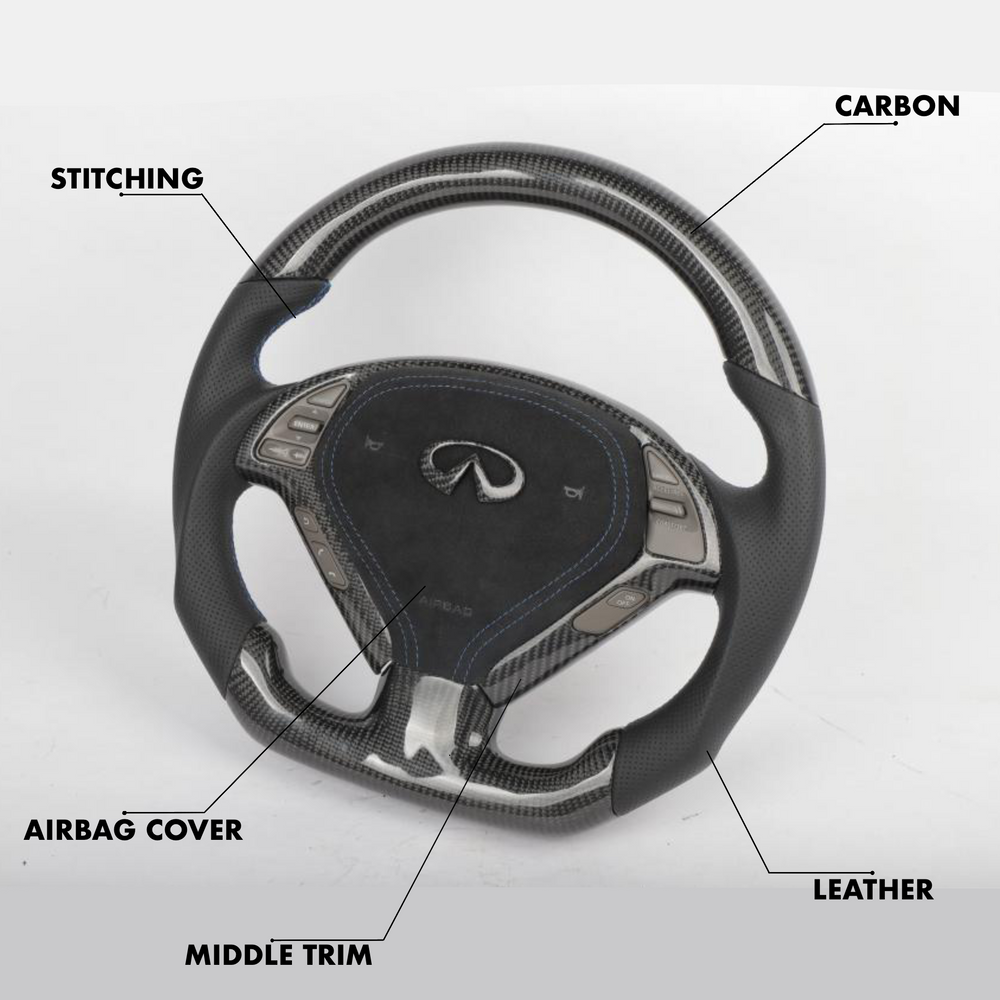 Infiniti G35 / G37 Style Full Custom Steering Wheel