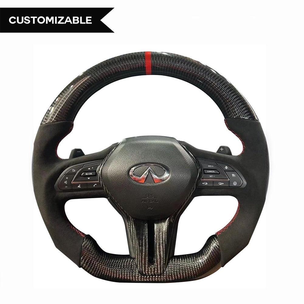 Infiniti Q60 Style - Full Custom Steering Wheel