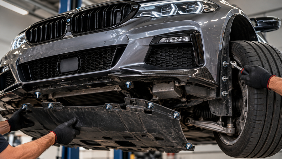 Remove Bumper Under-Tray & Wheel-Arch Screws