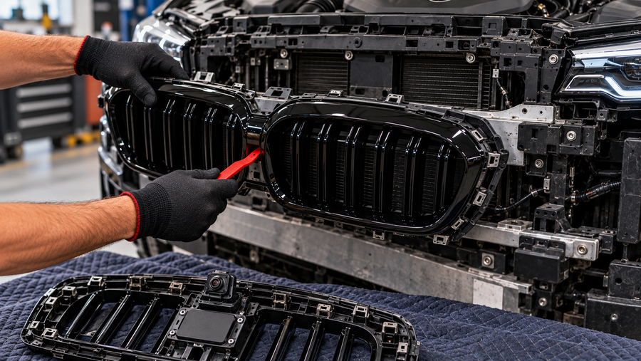 Remove the OEM Grille