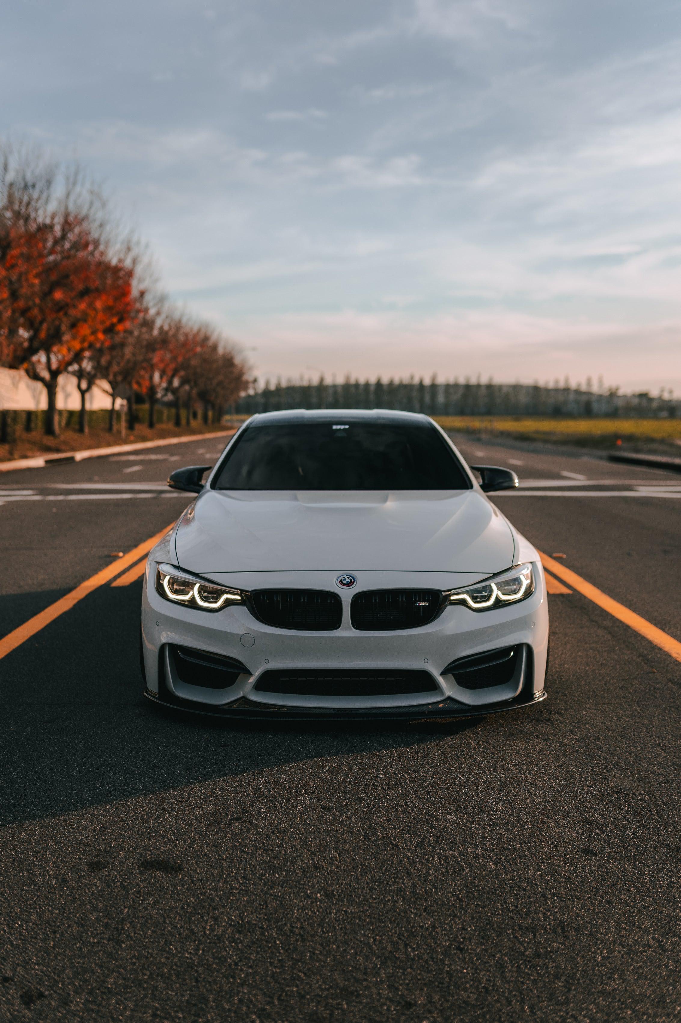 K Style Carbon Fiber Front Lip - BMW F80 M3 & F82/F83 M4