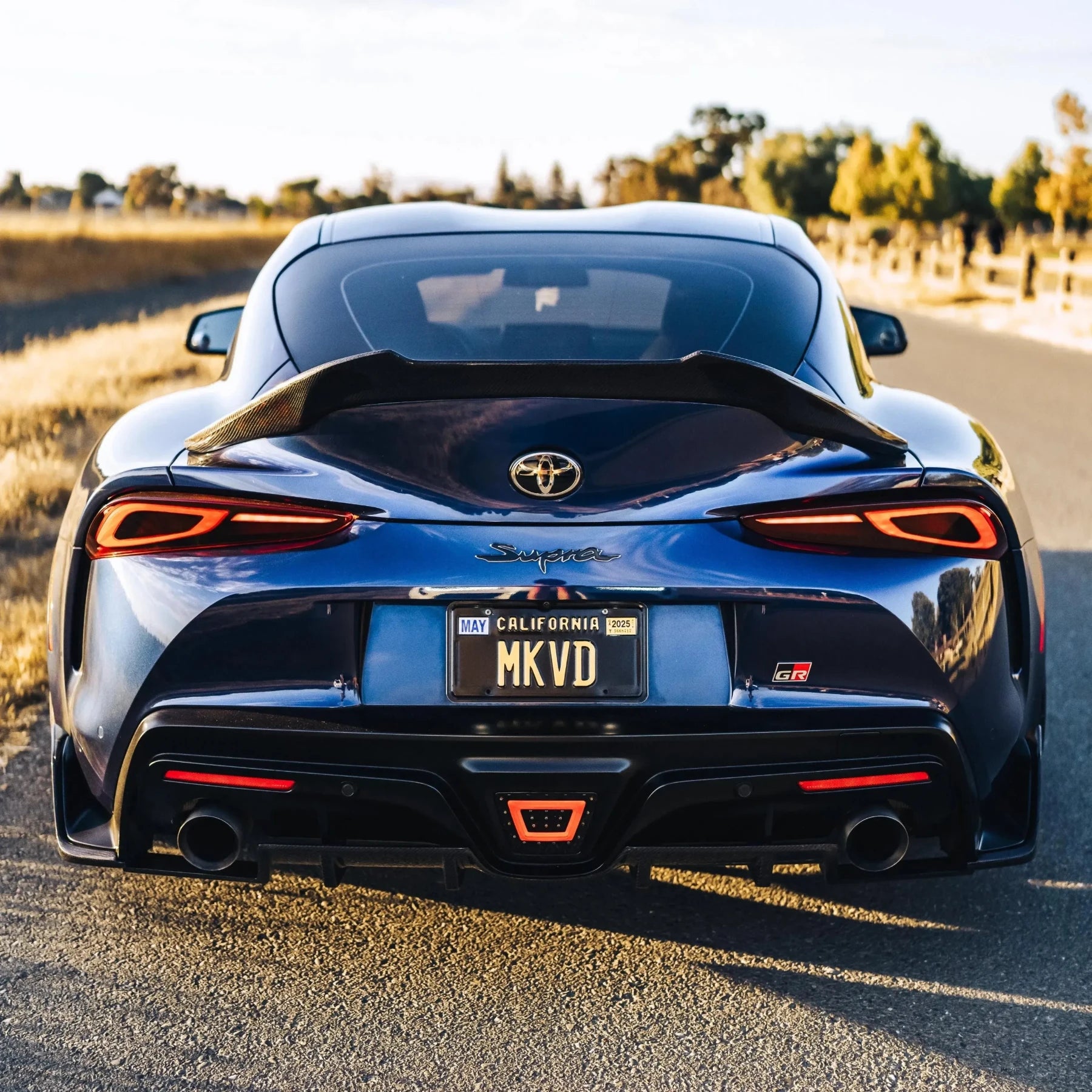 K Style Carbon Fiber Rear Diffuser - Toyota A90 GR Supra