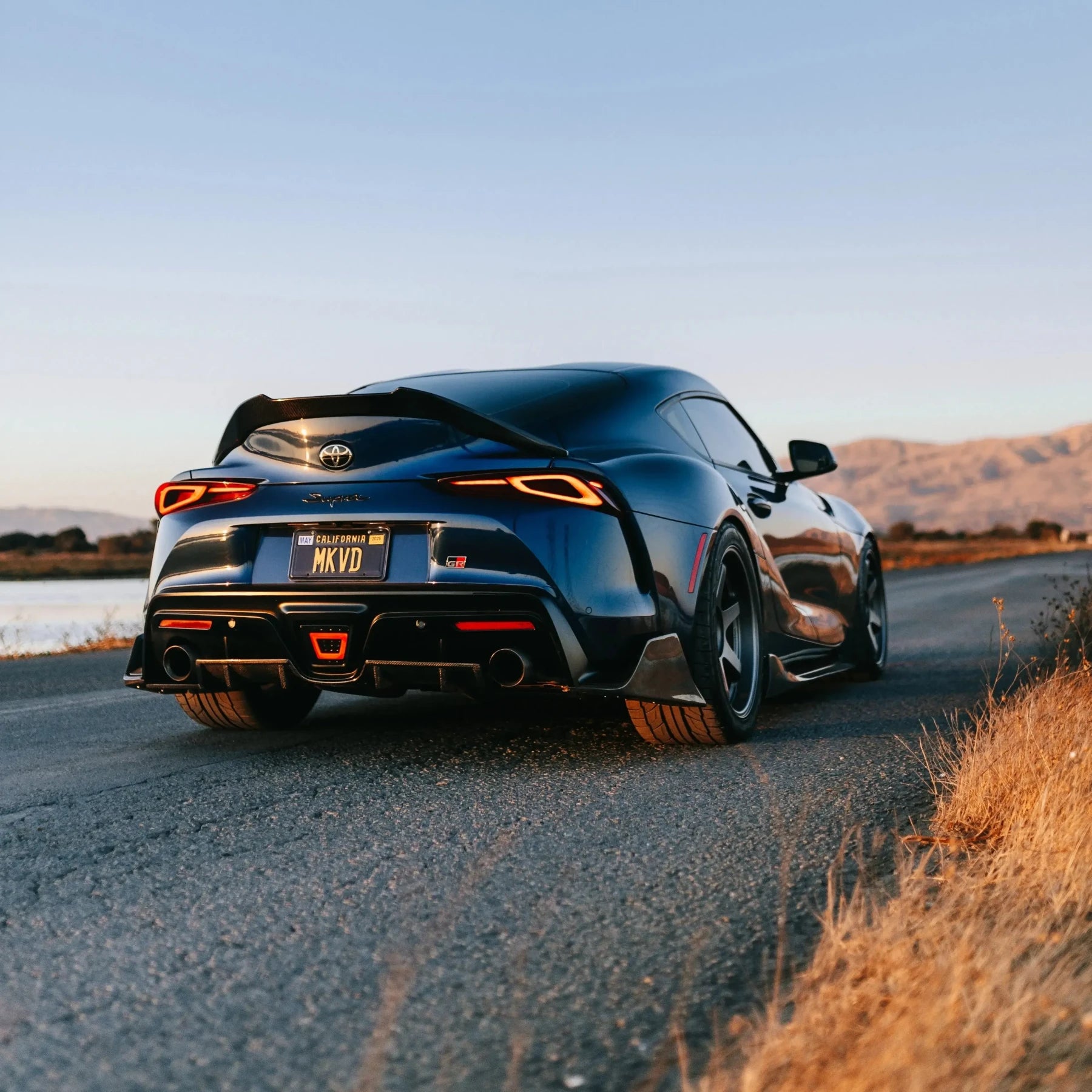 K Style Carbon Fiber Rear Diffuser - Toyota A90 GR Supra