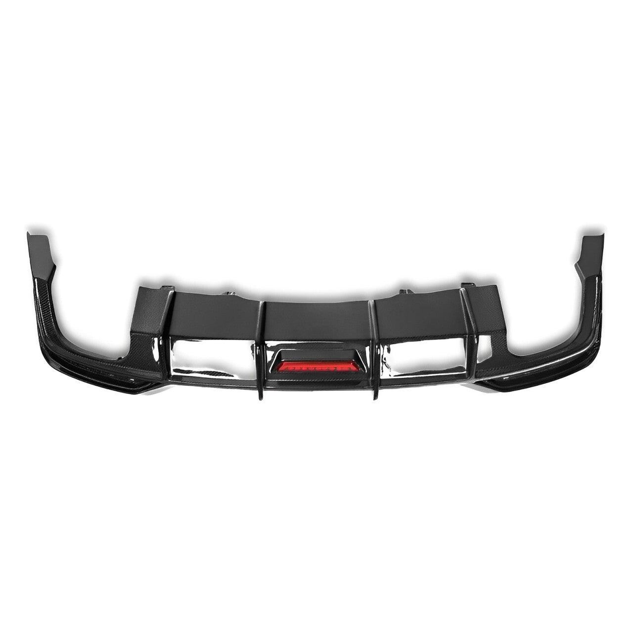 K Style Carbon Fiber Rear Diffuser with Brake Light - Audi B9.5 S5 & A5