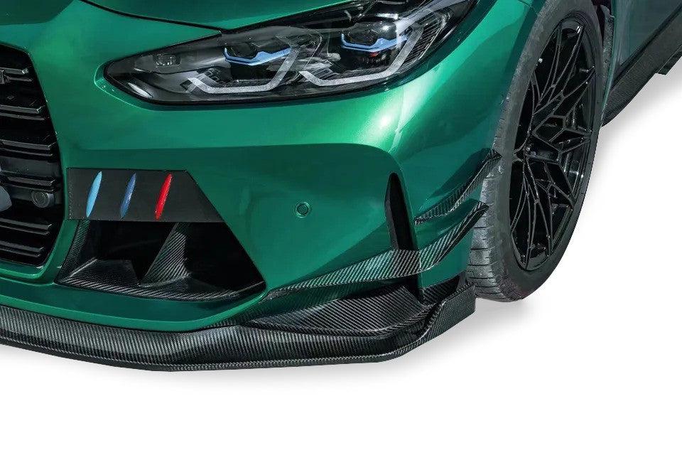 KB Style Carbon Fiber Front Canards - BMW G80 M3 & G82/G83 M4