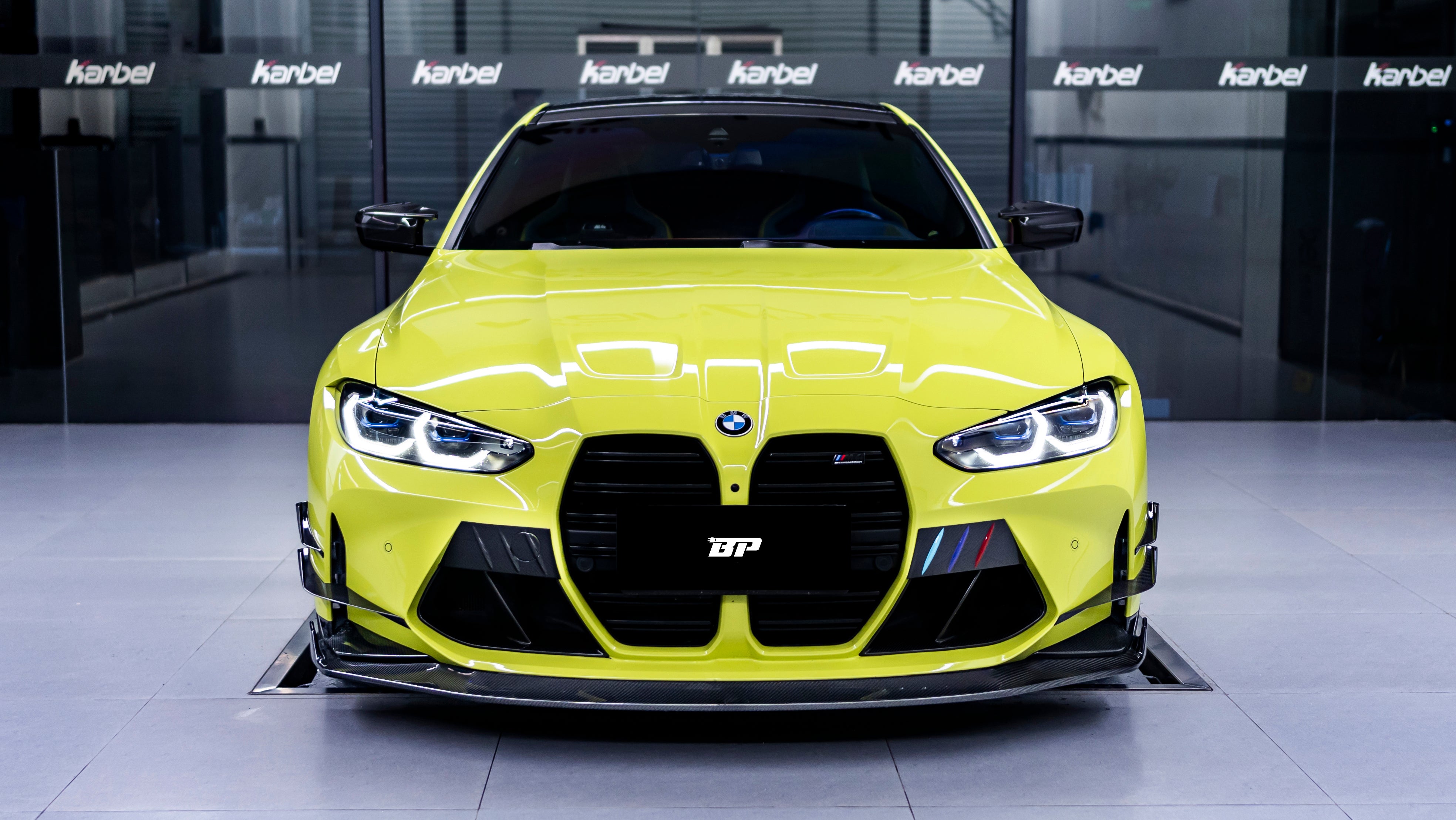 KB Style Carbon Fiber Front Lip with Upper Lip Trim - BMW G80 M3 & G82/G83 M4