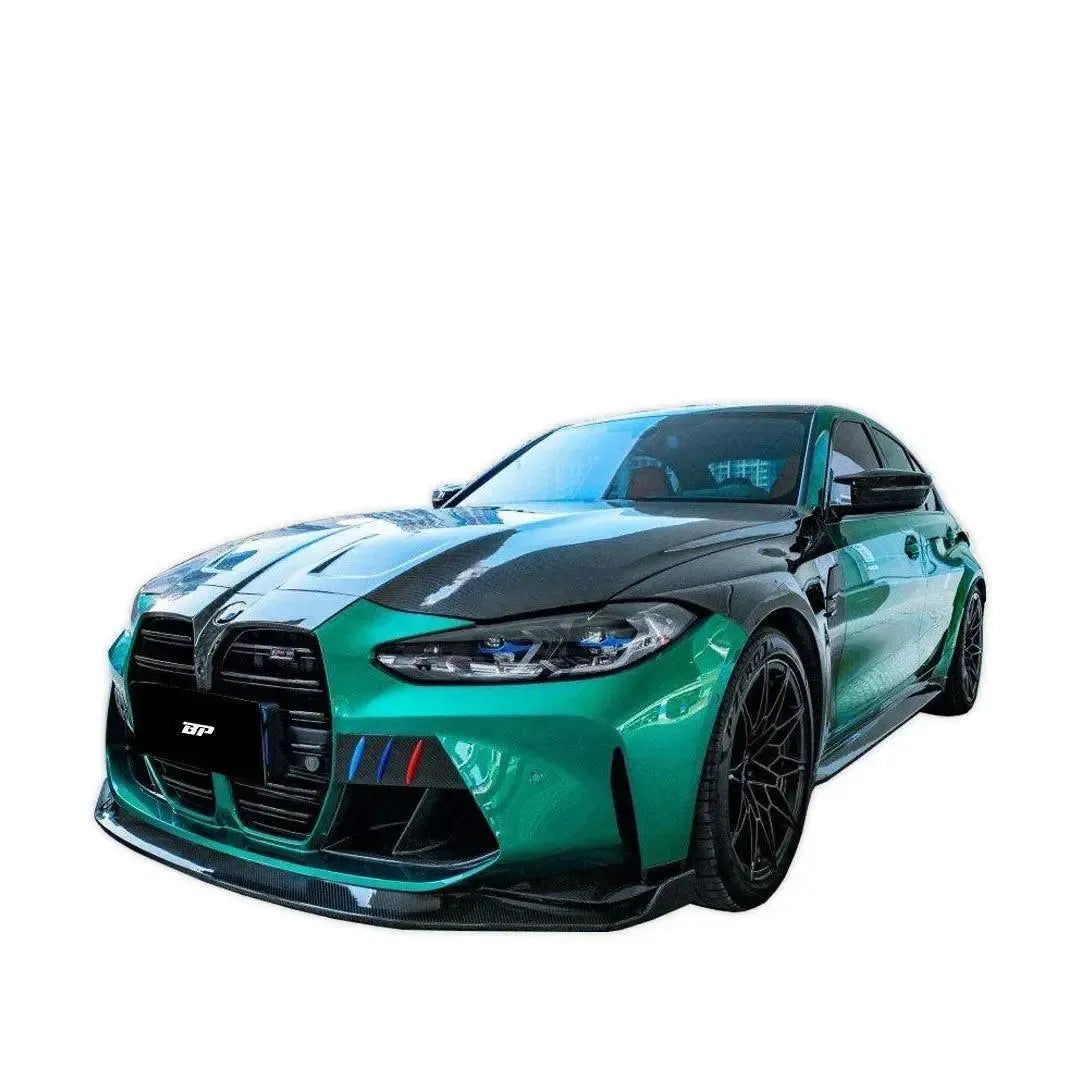 KB Style Carbon Fiber Front Lip with Upper Lip Trim - BMW G80 M3 & G82/G83 M4