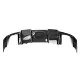 KB Style Carbon Fiber Rear Diffuser - Audi B8.5 S4 & A4