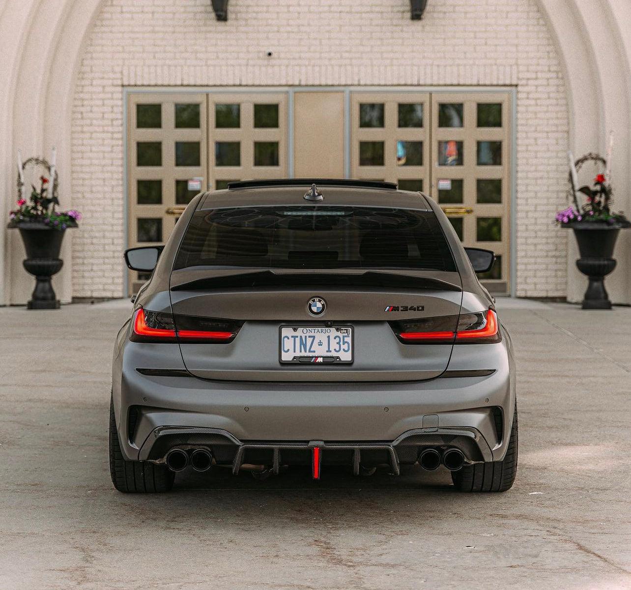 KB Style Carbon Fiber Rear Diffuser - BMW G20 3 Series