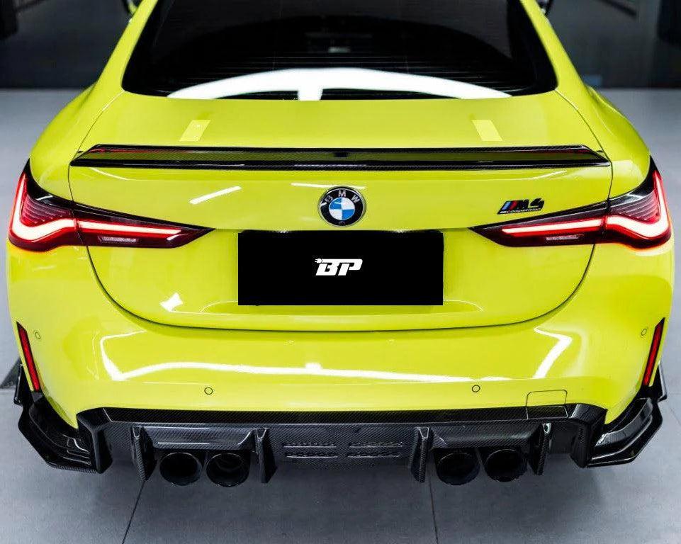 KB Style Carbon Fiber Rear Diffuser with Canards - BMW G82/G83 M4
