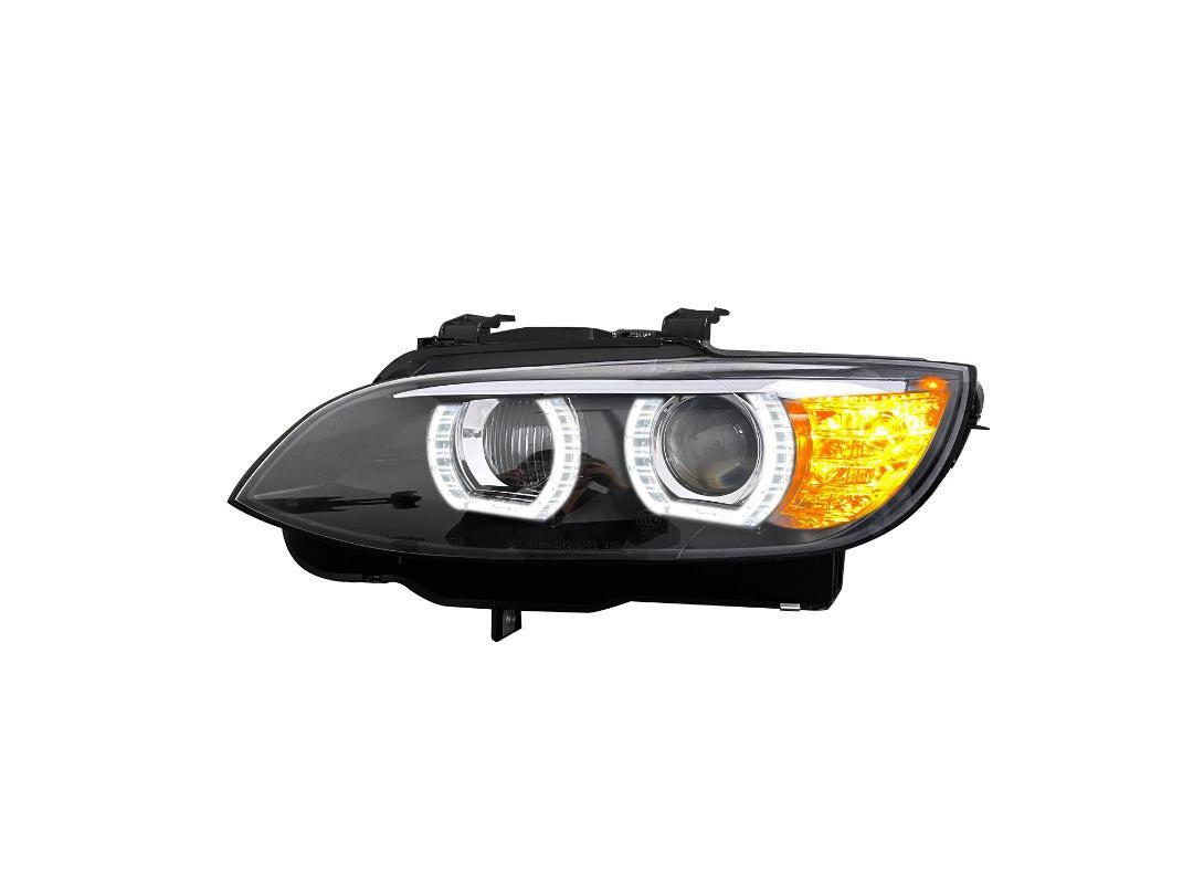 LCI Style Angel Eyes LED Headlights - BMW E92 M3 & 3 Series Pre-LCI