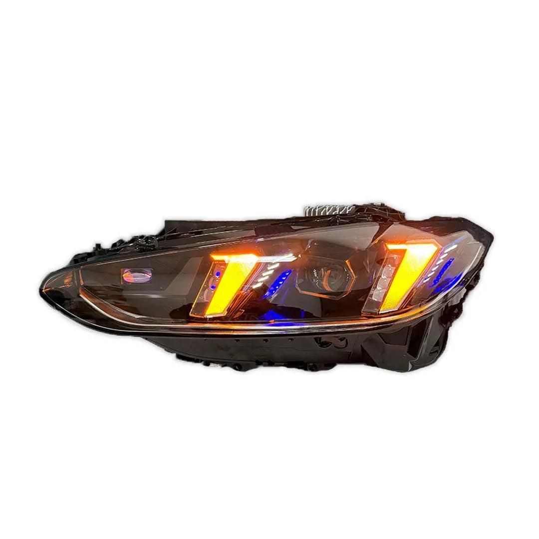 LCI Style LED Headlight with Duo Color DRL - BMW G80 M3, G82 M4, G22 4 Series