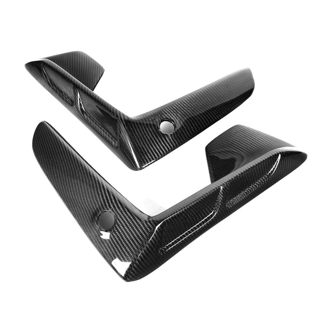 LD Style Carbon Fiber Front Canards - BMW F95 X5M