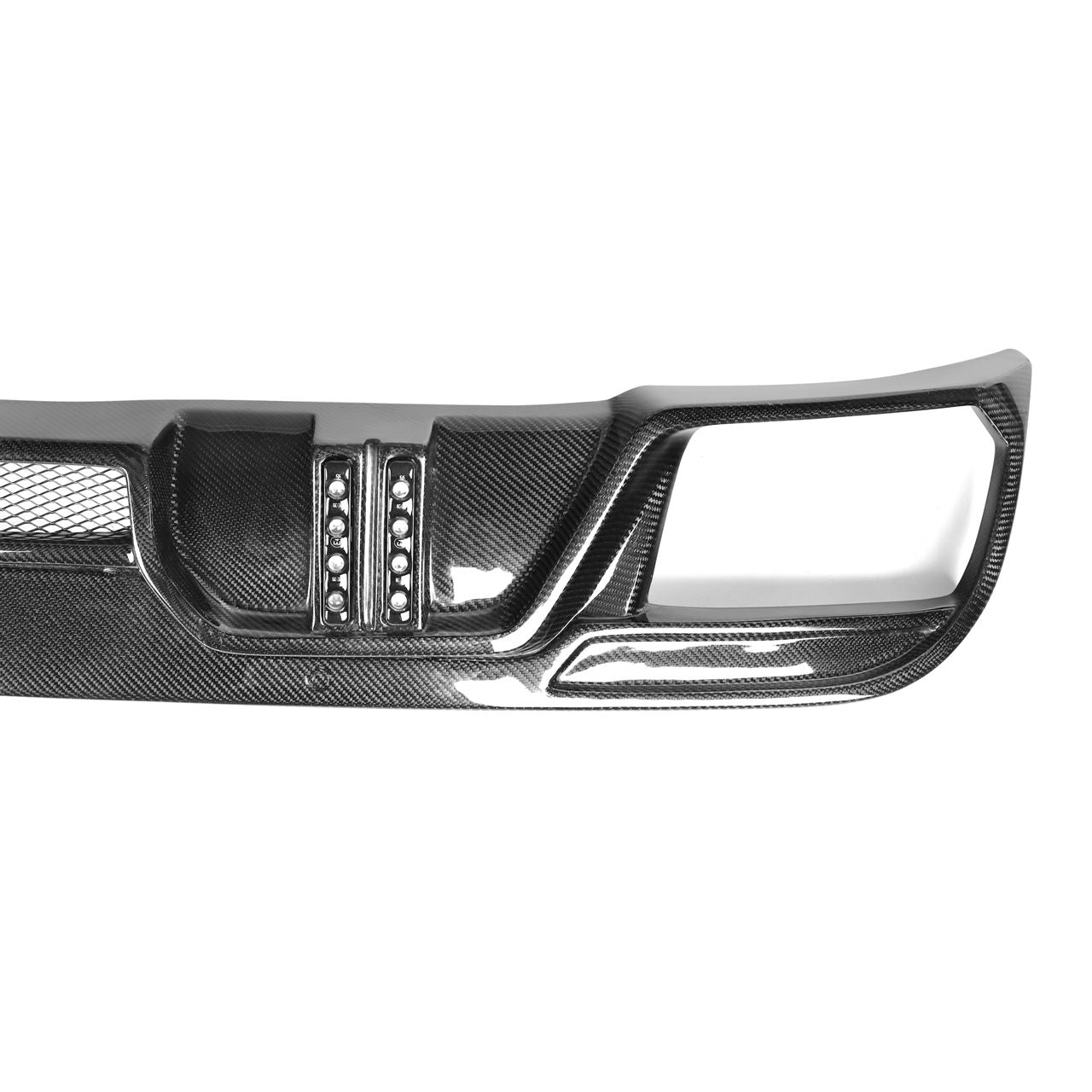 LD Style Carbon Fiber Rear Diffuser - BMW F96 X6M