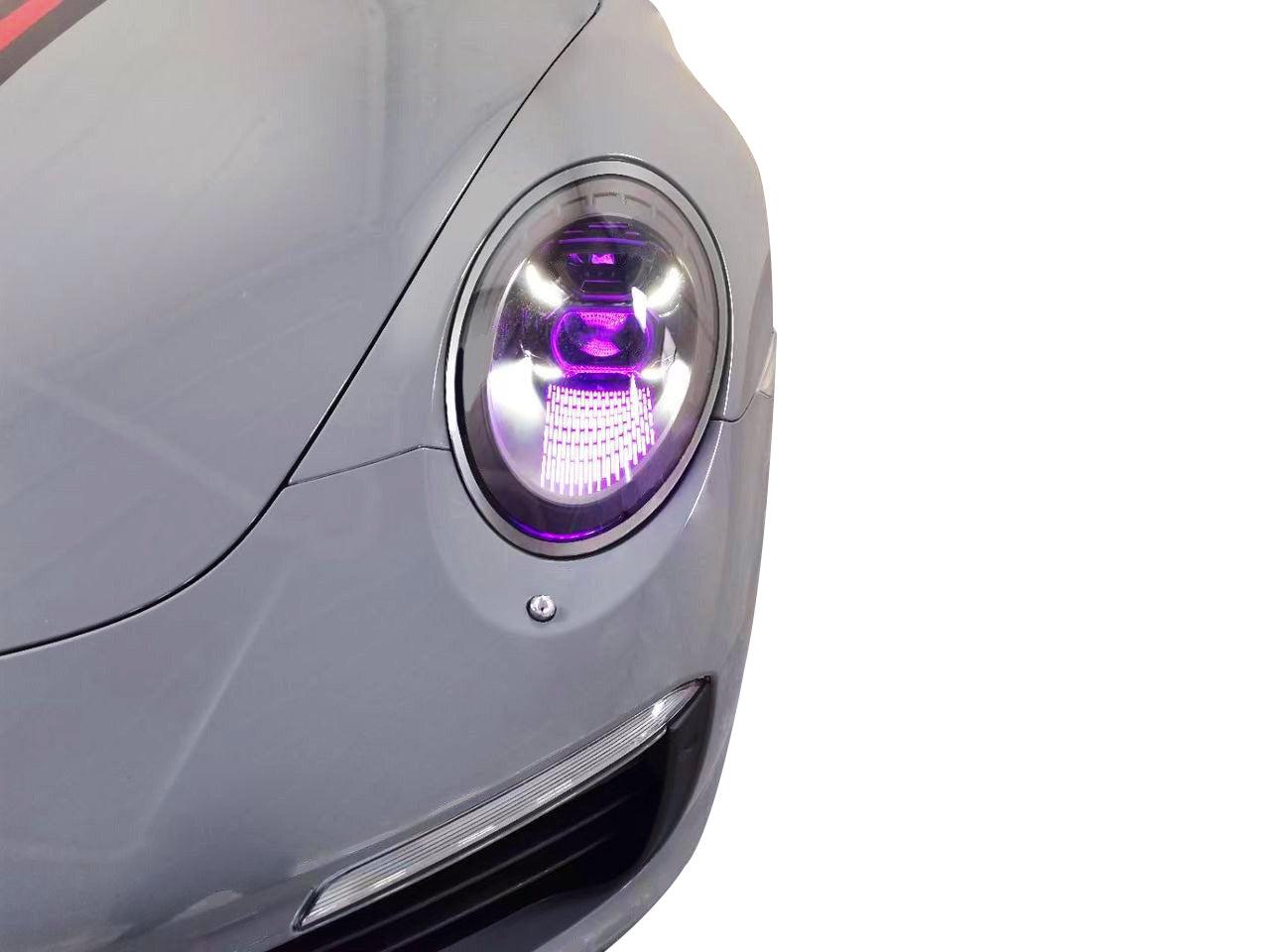 LED Matrix Style Laser Headlights - Porsche 991 911