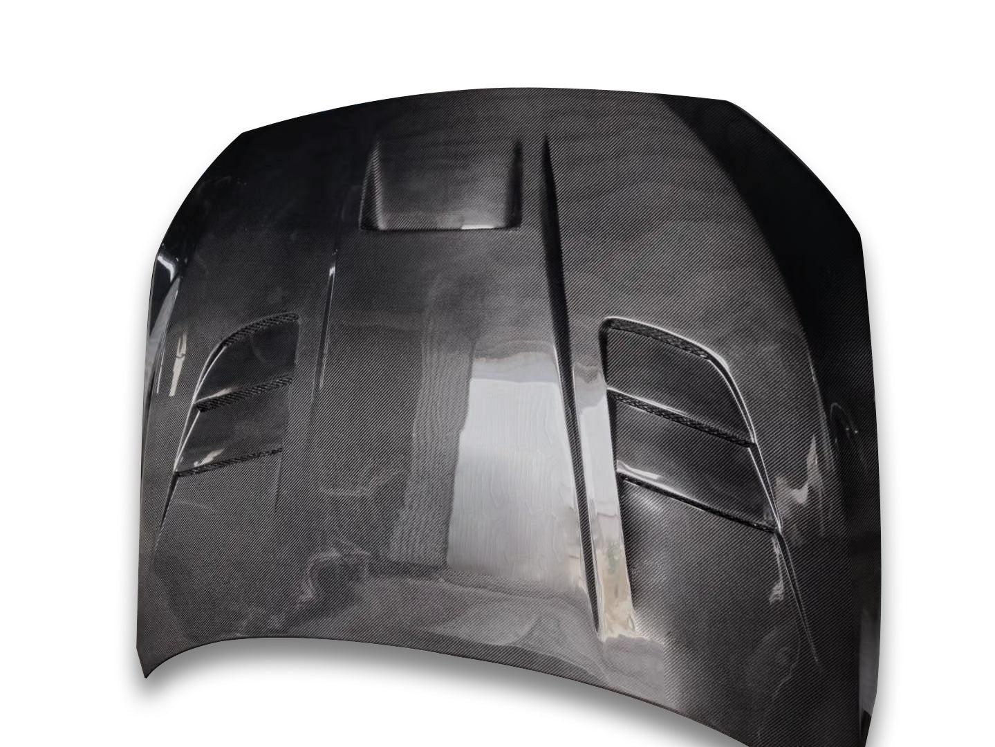 LY Style Carbon Fiber Front Hood - BMW F07 5 Series