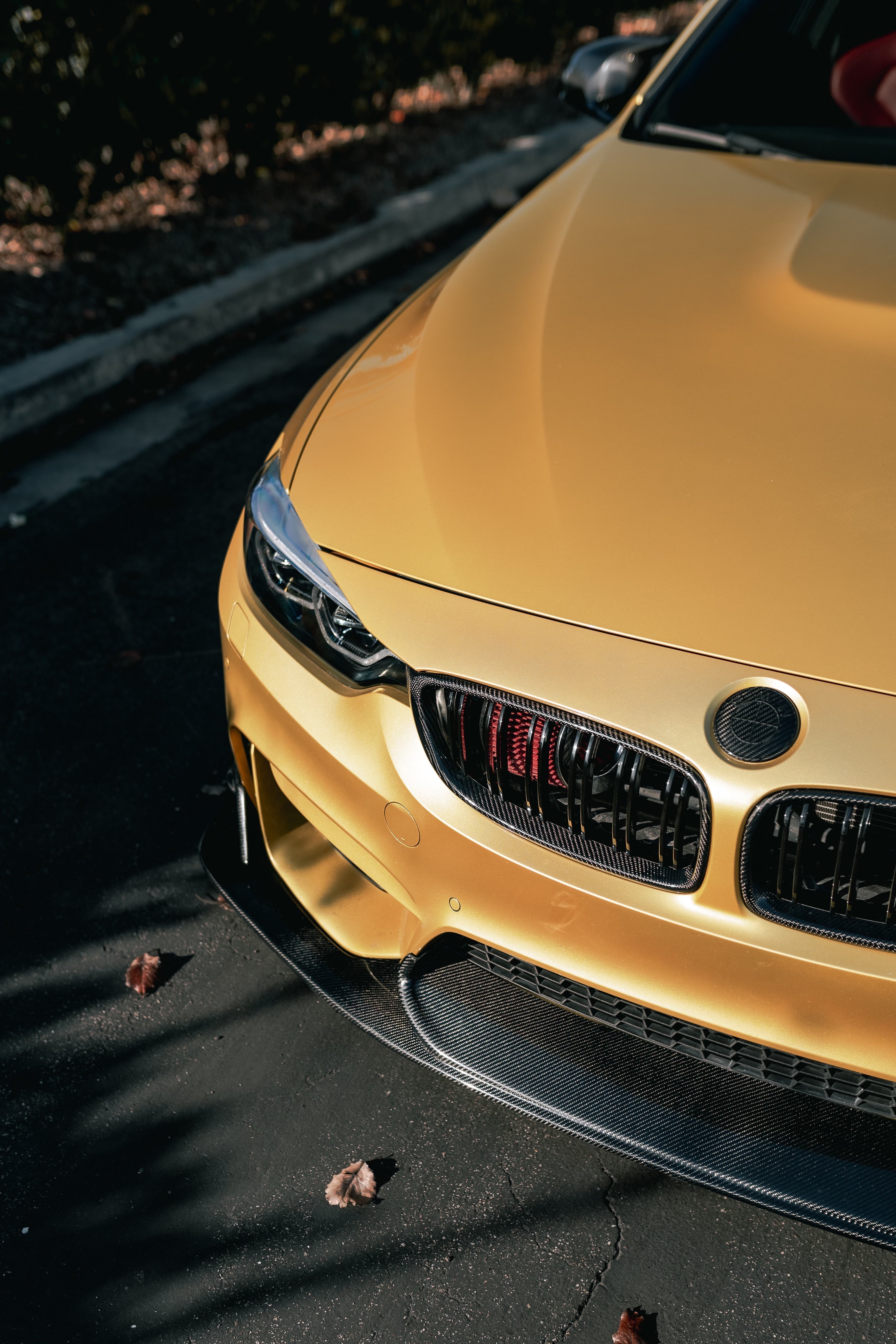 Laptor Style Carbon Fiber Front Lip - BMW F80 M3 & F82/F83 M4