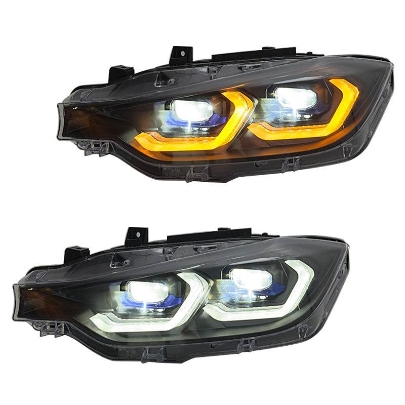 Laser Style LED Headlights - BMW F30 3 Series